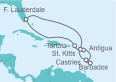 Itinerario del Crucero Islas Vírgenes - Reino Unido, Antigua Y Barbuda, Barbados, Santa Lucía - Celebrity Cruises