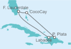 Itinerario del Crucero USA - Celebrity Cruises