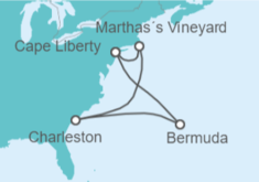 Itinerario del Crucero USA, Bermudas - Celebrity Cruises