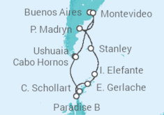 Itinerario del Crucero Argentina, Uruguay - Celebrity Cruises