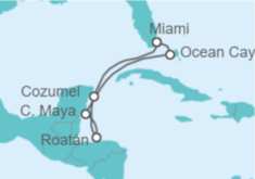 Itinerario del Crucero México, Honduras TI - MSC Cruceros