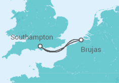 Itinerario del Crucero Bélgica TI - MSC Cruceros