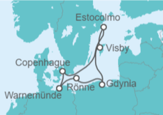 Itinerario del Crucero Polonia, Suecia, Dinamarca TI - MSC Cruceros