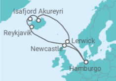 Itinerario del Crucero Reino Unido, Islandia TI - MSC Cruceros
