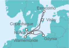 Itinerario del Crucero Dinamarca, Alemania, Polonia, Suecia TI - MSC Cruceros