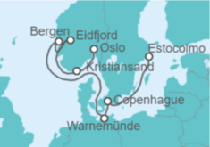 Itinerario del Crucero Dinamarca, Alemania, Noruega TI - MSC Cruceros