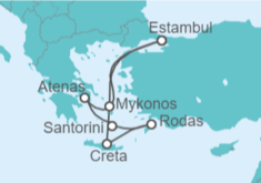 Itinerario del Crucero Grecia - Costa Cruceros