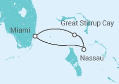 Itinerario del Crucero Bahamas - Norwegian Cruise Line