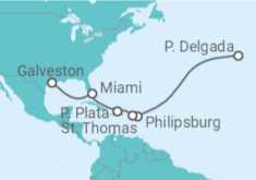 Itinerario del Crucero Portugal, Saint Maarten, Islas Vírgenes - Eeuu, USA - Norwegian Cruise Line