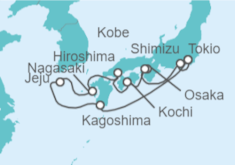 Itinerario del Crucero Japón, Corea Del Sur - Celebrity Cruises