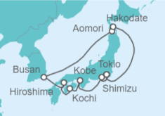 Itinerario del Crucero Japón, Corea Del Sur - Celebrity Cruises