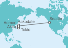 Itinerario del Crucero Japón, USA - Royal Caribbean