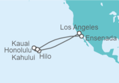 Itinerario del Crucero Hawaiian Islands - Princess Cruises