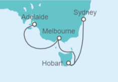 Itinerario del Crucero Australia - Princess Cruises