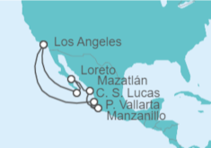 Itinerario del Crucero México - Princess Cruises