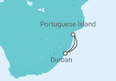 Itinerario del Crucero Sudáfrica - MSC Cruceros