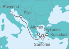 Itinerario del Crucero Croacia, Grecia, Turquía - Royal Caribbean