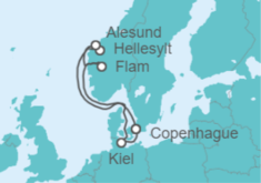 Itinerario del Crucero Noruega, Alemania - MSC Cruceros