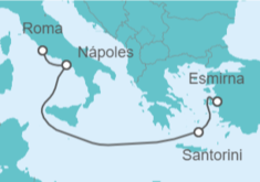 Itinerario del Crucero Grecia, Italia - MSC Cruceros