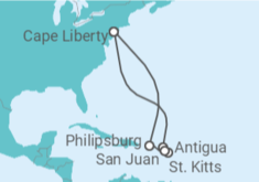 Itinerario del Crucero Saint Maarten, Antigua Y Barbuda, Puerto Rico - Royal Caribbean