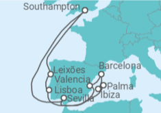 Itinerario del Crucero Portugal, España - Celebrity Cruises