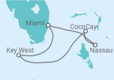 Itinerario del Crucero USA, Bahamas - Royal Caribbean