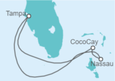 Itinerario del Crucero Bahamas - Royal Caribbean