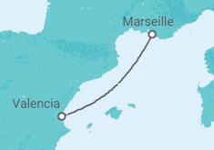 Itinerario del Crucero Francia - MSC Cruceros