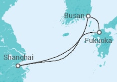 Itinerario del Crucero Japón, Corea Del Sur - Royal Caribbean