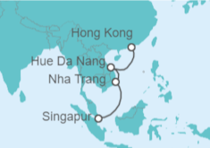 Itinerario del Crucero Vietnam - Royal Caribbean