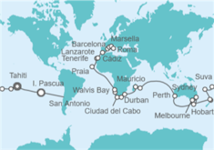 Itinerario del Crucero Vuelta al mundo - Costa Cruceros