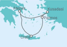 Itinerario del Crucero Turquía, Grecia - Celestyal Cruises