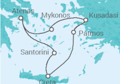 Itinerario del Crucero Turquía, Grecia - Celestyal Cruises