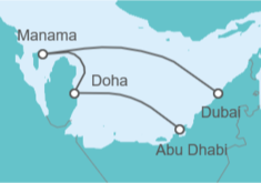 Itinerario del Crucero Emiratos Arabes - Celestyal Cruises