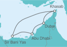 Itinerario del Crucero Emiratos Arabes - Celestyal Cruises
