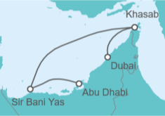 Itinerario del Crucero Emiratos Arabes - Celestyal Cruises
