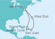 Itinerario del Crucero Bahamas, Puerto Rico - Princess Cruises