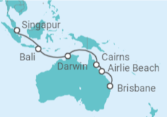 Itinerario del Crucero Australia - Royal Caribbean