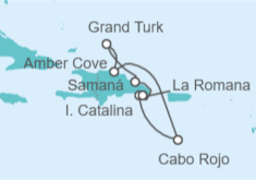 Itinerario del Crucero República Dominicana, Bahamas - Costa Cruceros