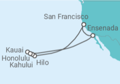 Itinerario del Crucero Hawaiian Islands - Princess Cruises