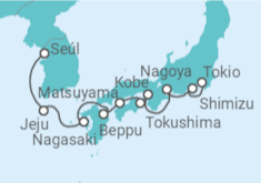 Itinerario del Crucero desde Tokio a Incheon (Seúl, Corea del Sur) - Norwegian Cruise Line
