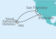 Itinerario del Crucero Hawaiian Islands - Princess Cruises