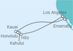 Itinerario del Crucero Hawaiian Islands - Princess Cruises