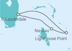 Itinerario del Crucero Bahamas - Disney Cruise Line