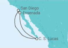 Itinerario del Crucero México - Disney Cruise Line