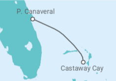 Itinerario del Crucero USA - Disney Cruise Line