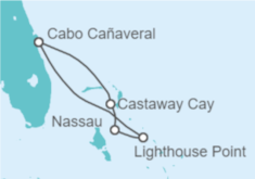 Itinerario del Crucero Bahamas - Disney Cruise Line