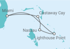 Itinerario del Crucero Bahamas - Disney Cruise Line