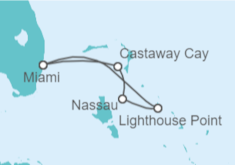 Itinerario del Crucero Bahamas - Disney Cruise Line