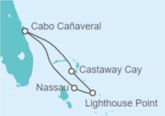 Itinerario del Crucero Bahamas - Disney Cruise Line